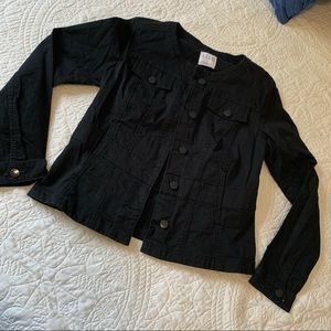 Elle Black Denim Jacket - Size S